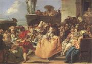 Giovanni Battista Tiepolo Carnival Scene or the Minuet (mk05) oil painting